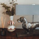 Table Lamp Dog Frank Silver-Grey