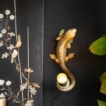 GOLD LIZARD TABLE/WALL LIGHT