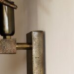 BRASS-EFFECT LOBSTER WALL LIGHT