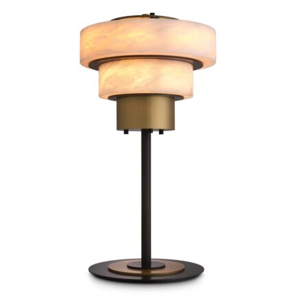 ZERENO TABLE LAMP ANTIQUE BRASS FINISH