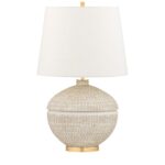 KATONAH 1 LIGHT TABLE LAMP GOLD LEAF