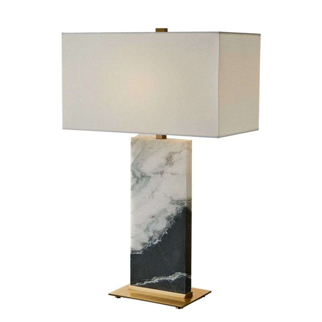 1 BLACK LABEL PANDA MARBLE TABLE LAMP
