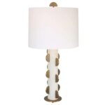 UTTERMOST BLACK LABEL HALF MOON TABLE LAMP OUTLET