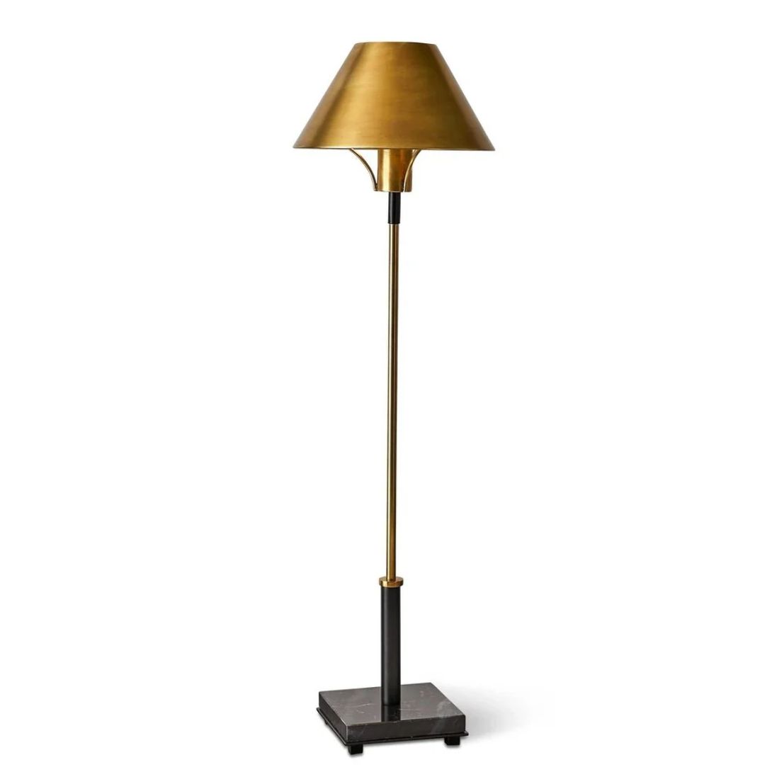 1 BLACK LABEL STREAMLINE BUFFET MARBLE BASE LAMP