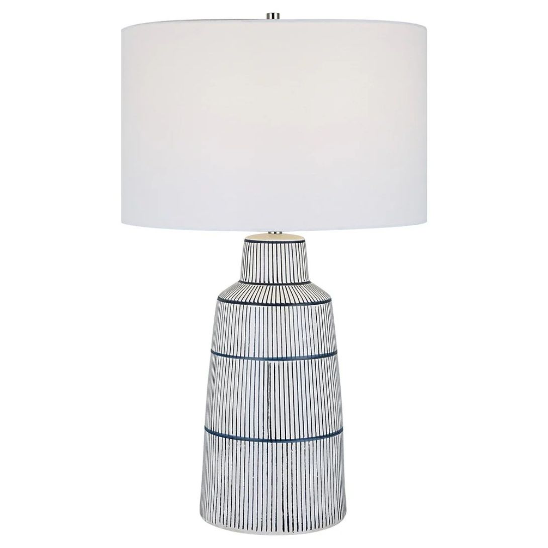 1 BRETON NAUTICAL STRIPE TABLE LAMP