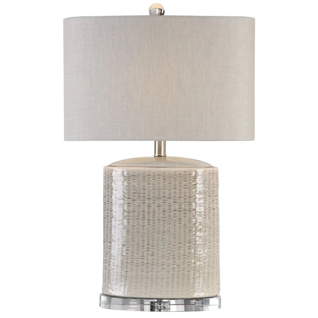 1 MODICA CERAMIC LAMP TAUPE