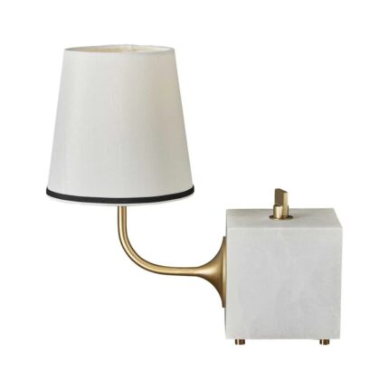 BLACK LABEL BLOCKHEAD GOOSENECK MINI LAMP SATIN BRASS