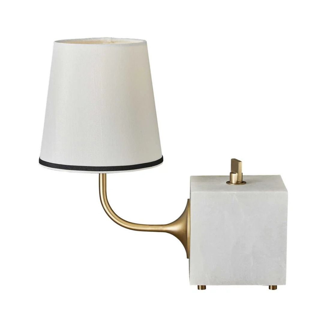 1 BLACK LABEL BLOCKHEAD GOOSENECK MINI LAMP SATIN BRASS