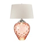 SAMARA LARGE TABLE LAMP SALMON