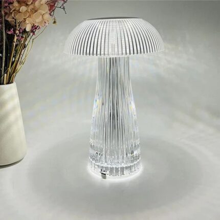 GLOWING JELLYFISH CORDLESS TABLE LAMP