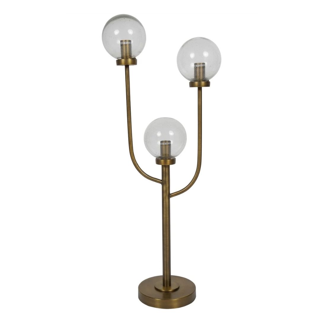 1 WELLESLEY 3 GLOBE TABLE LAMP