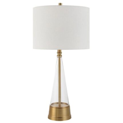 PRISM TABLE LAMP BRASS