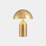 DESK TABLE LAMP MODERN CREATIVE METAL MURSHROOM WHITE