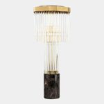 MONTICELLO TABLE LAMP WITH EMPERADOR MARBLE BASE