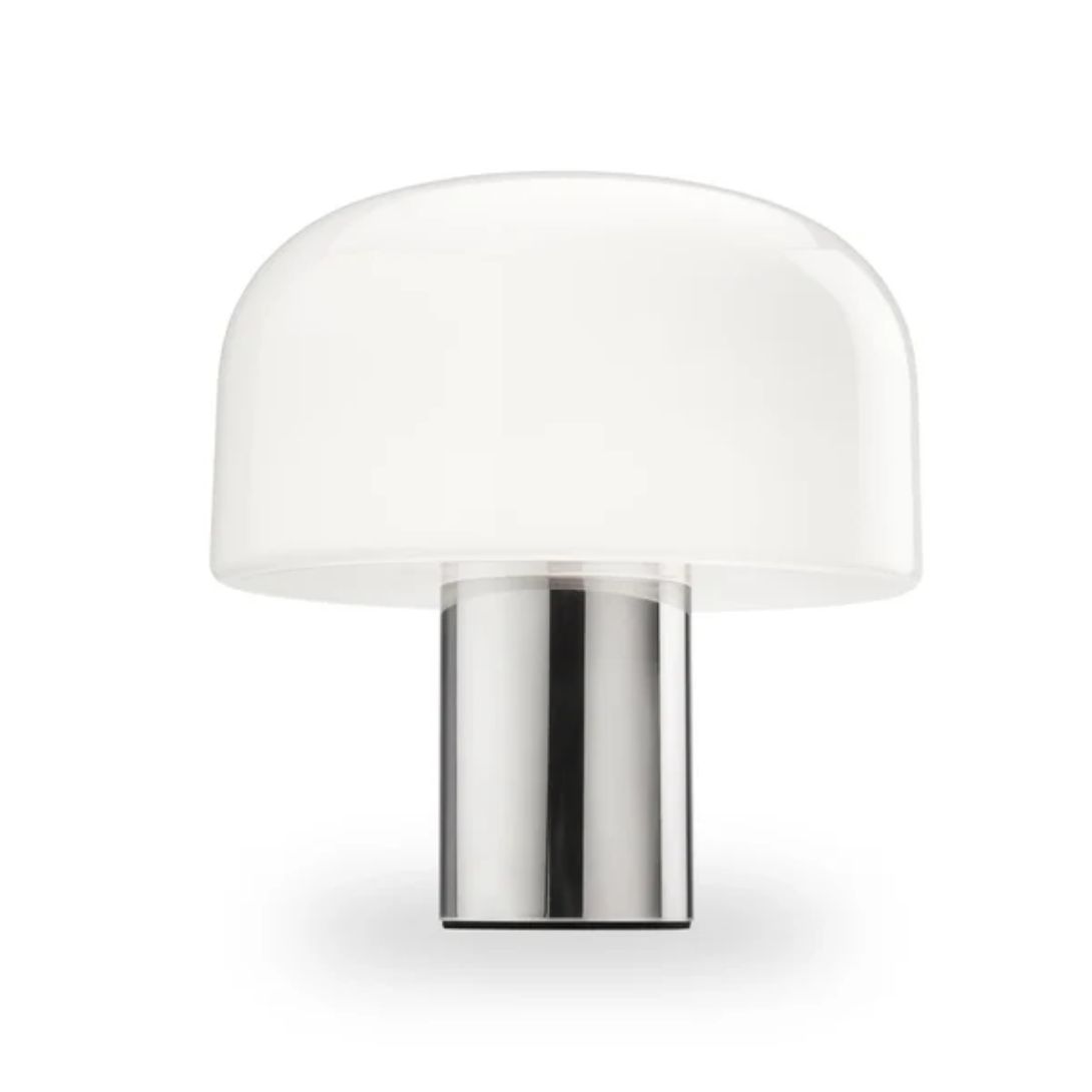 1 FLOS BELLHOP GLASS T TABLE LIGHT WHITE