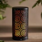 FLAME EFFECT TABLETOP LANTERN