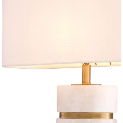 NEWALL TABLE LAMP ALABASTER WITH SHADE