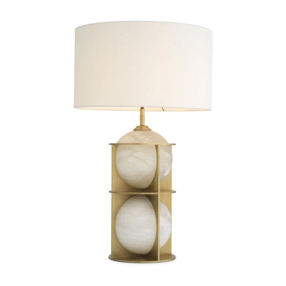 2 ETERNITY TABLE LAMP BRASS
