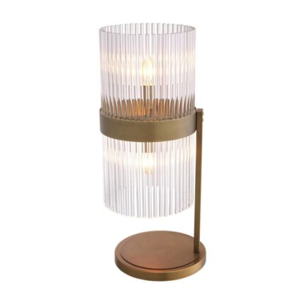 CARNERO TABLE LAMP ANTIQUE BRASS