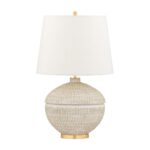 KATONAH 1 LIGHT TABLE LAMP GOLD LEAF