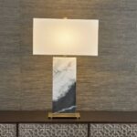 BLACK LABEL PANDA MARBLE TABLE LAMP