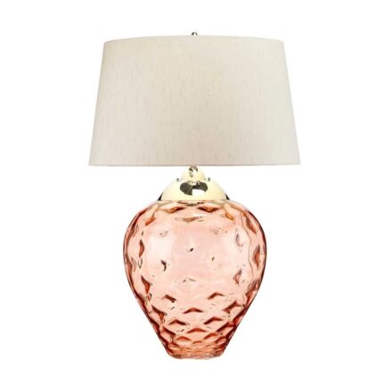 SAMARA LARGE TABLE LAMP SALMON