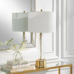 PRISM TABLE LAMP BRASS
