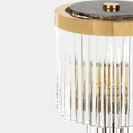 MONTICELLO TABLE LAMP WITH EMPERADOR MARBLE BASE