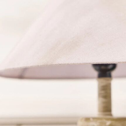 GREY WASH CANDLESTICK LAMP