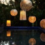 PERFORATED FOLIAGE SOLAR LANTERN EXTRA LARGE