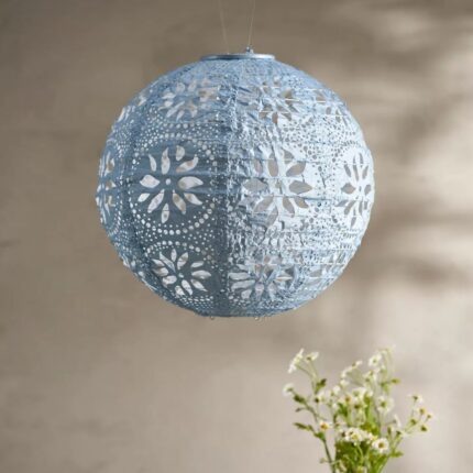 BLUE GLOBE SOLAR LANTERN