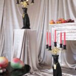 BOLD MONKEY PROUDLY CROWNED PANTHER FLOOR LAMP