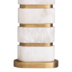 NEWALL TABLE LAMP ALABASTER WITH SHADE