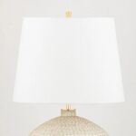 KATONAH 1 LIGHT TABLE LAMP GOLD LEAF