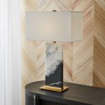BLACK LABEL PANDA MARBLE TABLE LAMP