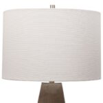 VOLTERRA TABLE LAMP TAUPE GREY