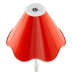 RIPPLE RECHARGEABLE LED TABLE LAMP ORANGE AND WHITE