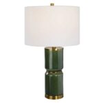 LILIAN TABLE LAMP MOSS GREEN