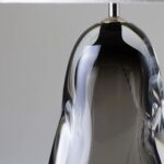 PERFUME BOTTLE TABLE LAMP CHARCOAL