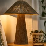 TAPERED JUTE ROPE LAMP
