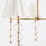 GIULIA CUT-GLASS SHADED CHANDELIER