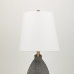DENALI 1 LIGHT TABLE LAMP GREY