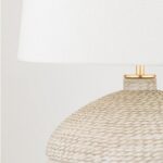KATONAH 1 LIGHT TABLE LAMP GOLD LEAF
