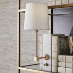 BLACK LABEL ON A SHELF MINI LAMP WHITE MARBLE/BRASS