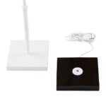 RIPPLE RECHARGEABLE LED TABLE LAMP ORANGE AND WHITE