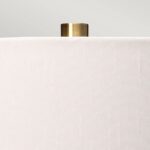RENO TABLE LAMP GREEN AGED BRASS