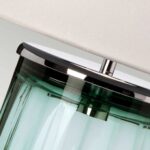 RENO TABLE LAMP GREEN POLISHED NICKEL