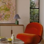 SOMMER PRINTED PLEATED EMPIRE SHADE CERAMIC TABLE LAMP GREEN