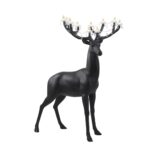 FAWN SCULPTURE FLOOR LAMP BLACK