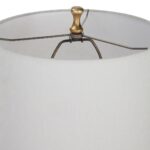 HOURGLASS SET OF 2 TABLE LAMP BRASS
